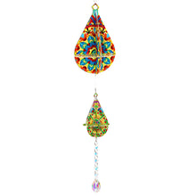 Lade das Bild in den Galerie-Viewer, Mandala - Sonnenfänger Fensterhänger Diamant-Windspiel
