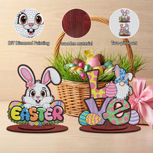 Lade das Bild in den Galerie-Viewer, 2 Stk./Set Ostern - Einseitig - Acryl-Diamant-Tischornament
