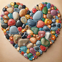 Lade das Bild in den Galerie-Viewer, Stone Art Cat-Partial Special Diamond Painting-30x30cm
