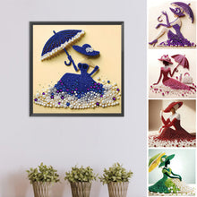 Lade das Bild in den Galerie-Viewer, Elegant Skirt Beauty-Partial Special Diamond Painting-30x30cm
