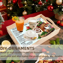 Lade das Bild in den Galerie-Viewer, Katzen - Rundes Diamant-Holztablett für den Esstisch
