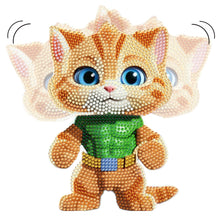 Lade das Bild in den Galerie-Viewer, Beige Katze - Einseitig - Acryl-Diamant-Tischornament
