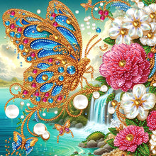 Lade das Bild in den Galerie-Viewer, Blume- Pearl Painting Kit mit Rahmen-25x25cm

