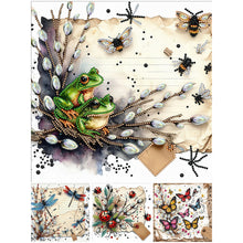 Lade das Bild in den Galerie-Viewer, Dragonfly-Partial Special Diamond Painting-30x30cm
