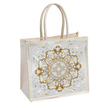 Lade das Bild in den Galerie-Viewer, Goldenes Mandala - Diamant-Umhängetasche mit Kette
