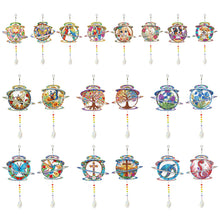 Lade das Bild in den Galerie-Viewer, 2 Stk./Set Kolibris und Schmetterlinge - Sonnenfänger Fensterhänger Diamant-Windspiel

