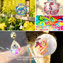 Lade das Bild in den Galerie-Viewer, 2 Stk./Set Kolibris und Schmetterlinge - Sonnenfänger Fensterhänger Diamant-Windspiel
