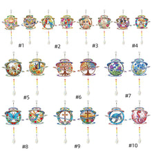 Lade das Bild in den Galerie-Viewer, 2 Stk./Set Kolibris und Schmetterlinge - Sonnenfänger Fensterhänger Diamant-Windspiel
