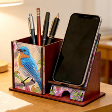 Lade das Bild in den Galerie-Viewer, Blaudrossel - Diamant-Kerzenhalter - Diamant-Tischornament
