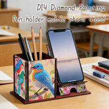 Lade das Bild in den Galerie-Viewer, Blaudrossel - Diamant-Kerzenhalter - Diamant-Tischornament
