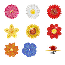 Lade das Bild in den Galerie-Viewer, 8 Stk./Set Libelle - Diamant-Kerzenhalter - Diamant-Tischornament
