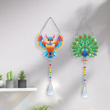 Lade das Bild in den Galerie-Viewer, 2 Stk./Set Schleifenförmiges Osterei - Sonnenfänger Fensterhänger Diamant-Windspiel

