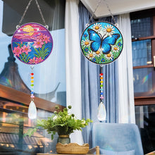 Lade das Bild in den Galerie-Viewer, 2 Stk./Set Kreuz - Sonnenfänger Fensterhänger Diamant-Windspiel

