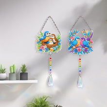 Lade das Bild in den Galerie-Viewer, 2 Stk./Set Kreuz - Sonnenfänger Fensterhänger Diamant-Windspiel
