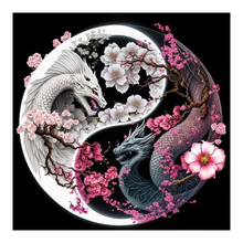 Lade das Bild in den Galerie-Viewer, Dragon Yin Yang Symbol -  Diamond painting
