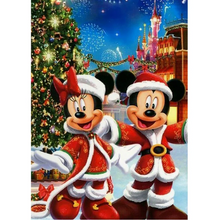 Lade das Bild in den Galerie-Viewer, (Multi-Größe) Weihnachts Rund/Vierkant Disney DP
