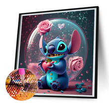 Lade das Bild in den Galerie-Viewer, Stitch-Voll Diamond Painting-30x30cm
