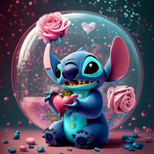 Lade das Bild in den Galerie-Viewer, Stitch-Voll Diamond Painting-30x30cm
