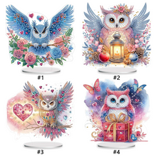 Lade das Bild in den Galerie-Viewer, Eule Acryl -  DIY Bastelornament
