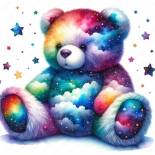 Lade das Bild in den Galerie-Viewer, Regenbogenbär-Voll rund Diamond Painting- 30*30
