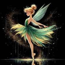 Lade das Bild in den Galerie-Viewer, Ballet Fairy  Diamond Painting-40x40cm
