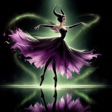 Lade das Bild in den Galerie-Viewer, Ballet Fairy  Diamond Painting-40x40cm
