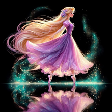 Lade das Bild in den Galerie-Viewer, Ballet Fairy  Diamond Painting-40x40cm
