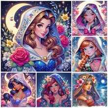 Lade das Bild in den Galerie-Viewer, (Mehrere Stile) Prinzessin Disney Voll Diamond Painting 40*40
