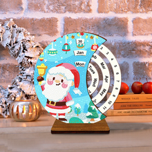 Lade das Bild in den Galerie-Viewer, DIY Rotierender Weihnachtsmann-Diamond painting -Kalender
