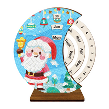 Lade das Bild in den Galerie-Viewer, DIY Rotierender Weihnachtsmann-Diamond painting -Kalender
