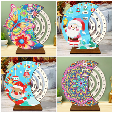 Lade das Bild in den Galerie-Viewer, DIY Rotierender Weihnachtsmann-Diamond painting -Kalender
