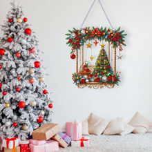 Lade das Bild in den Galerie-Viewer, Weihnachten besondere Form Baum Diamant Malerei hängenden Anhänger
