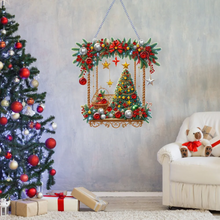 Lade das Bild in den Galerie-Viewer, Weihnachten besondere Form Baum Diamant Malerei hängenden Anhänger
