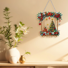 Lade das Bild in den Galerie-Viewer, Weihnachten besondere Form Baum Diamant Malerei hängenden Anhänger
