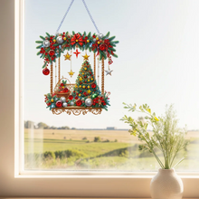 Lade das Bild in den Galerie-Viewer, Weihnachten besondere Form Baum Diamant Malerei hängenden Anhänger
