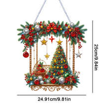 Lade das Bild in den Galerie-Viewer, Weihnachten besondere Form Baum Diamant Malerei hängenden Anhänger
