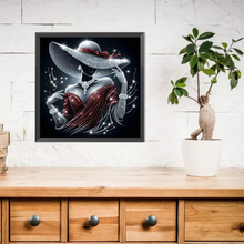 Lade das Bild in den Galerie-Viewer, Elegante Dame - Voll Drill Diamond Painting 40*40cm
