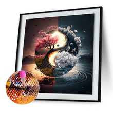Lade das Bild in den Galerie-Viewer, Yin-und-Yang-Diagramm  - Full Drill Diamond Painting 40*40cm
