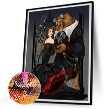 Lade das Bild in den Galerie-Viewer, Prinzessin Prinz -Diamond painting 30*40cm
