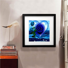 Lade das Bild in den Galerie-Viewer, [Mehrere Größen optional] Blaue Rose Voll diamond painting
