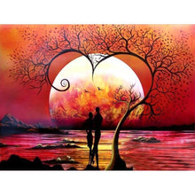 Lade das Bild in den Galerie-Viewer, [Mehrere Größen optional]Liebe und Mond Voll diamond painting
