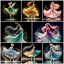 Lade das Bild in den Galerie-Viewer, Ballet Fairy  Diamond Painting-40x40cm

