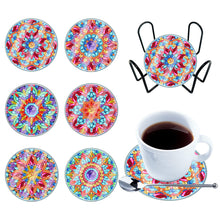 Lade das Bild in den Galerie-Viewer, Mandala-Wasserfester Diamant-Untersetzer aus Acryl
