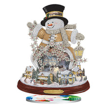 Lade das Bild in den Galerie-Viewer, Weihnachts-Desktop-Ornament mit einseitigem Drill-Diamant-Motiv
