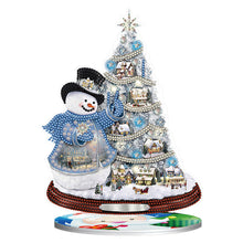 Lade das Bild in den Galerie-Viewer, Weihnachts-Desktop-Ornament mit einseitigem Drill-Diamant-Motiv
