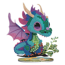 Lade das Bild in den Galerie-Viewer, Drache-Einseitiger Bohrer-Diamant-Desktop-Ornament
