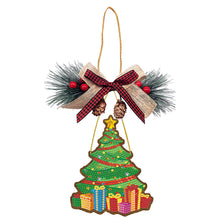 Lade das Bild in den Galerie-Viewer, Weihnachts-Diamant-Anhänger aus Holz
