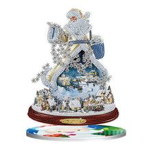 Lade das Bild in den Galerie-Viewer, Weihnachts-Desktop-Ornament mit einseitigem Drill-Diamant-Motiv
