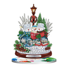 Lade das Bild in den Galerie-Viewer, Weihnachts-Desktop-Ornament mit einseitigem Drill-Diamant-Motiv
