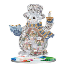 Lade das Bild in den Galerie-Viewer, Weihnachts-Desktop-Ornament mit einseitigem Drill-Diamant-Motiv

